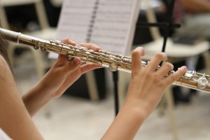 Learning the flute -student flute