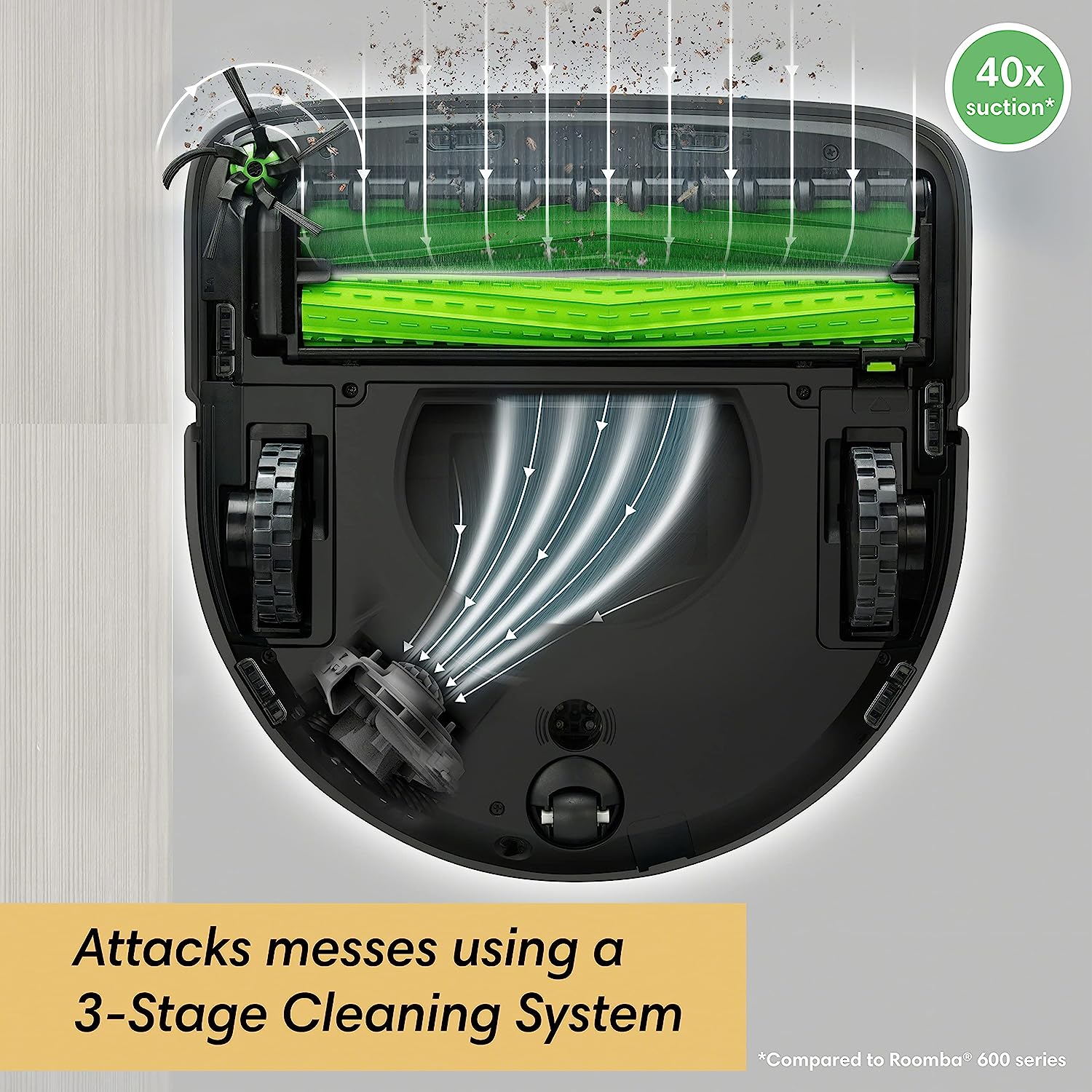 iRobot Roomba s9+ (9550) Self Emptying Robot Vacuum - Empties Itself for up to 60 Days, Detects  Cleans Around Objects in Your Home, Smart Mapping, Powerful Suction, Corner  Edge Cleaning