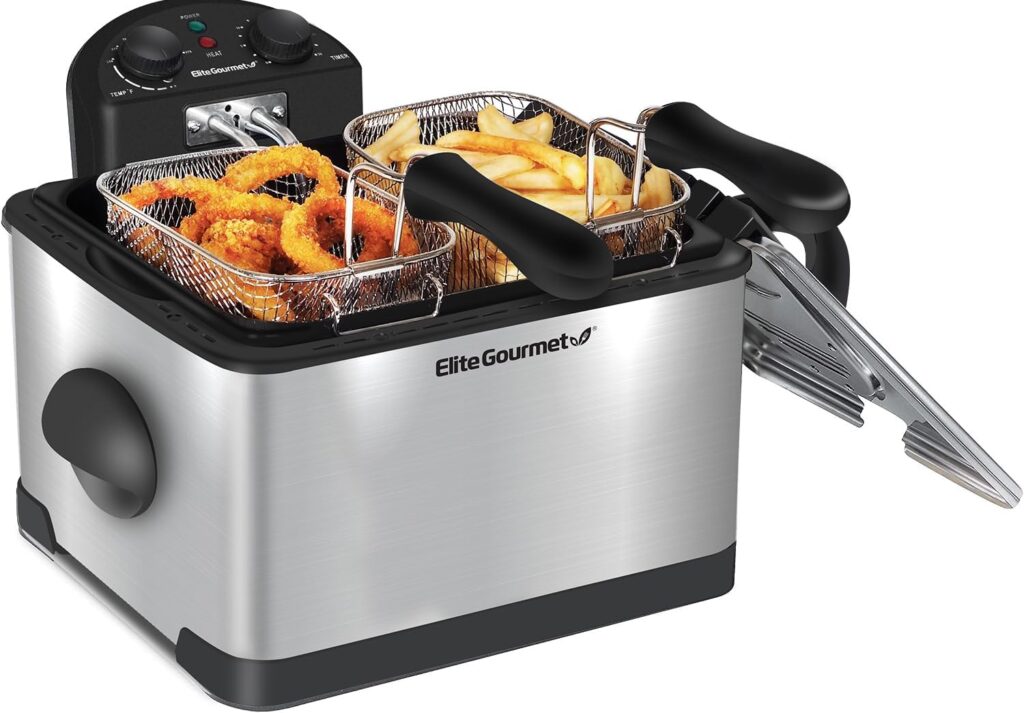 Elite Gourmet EDF-401T Electric Deep Fryer